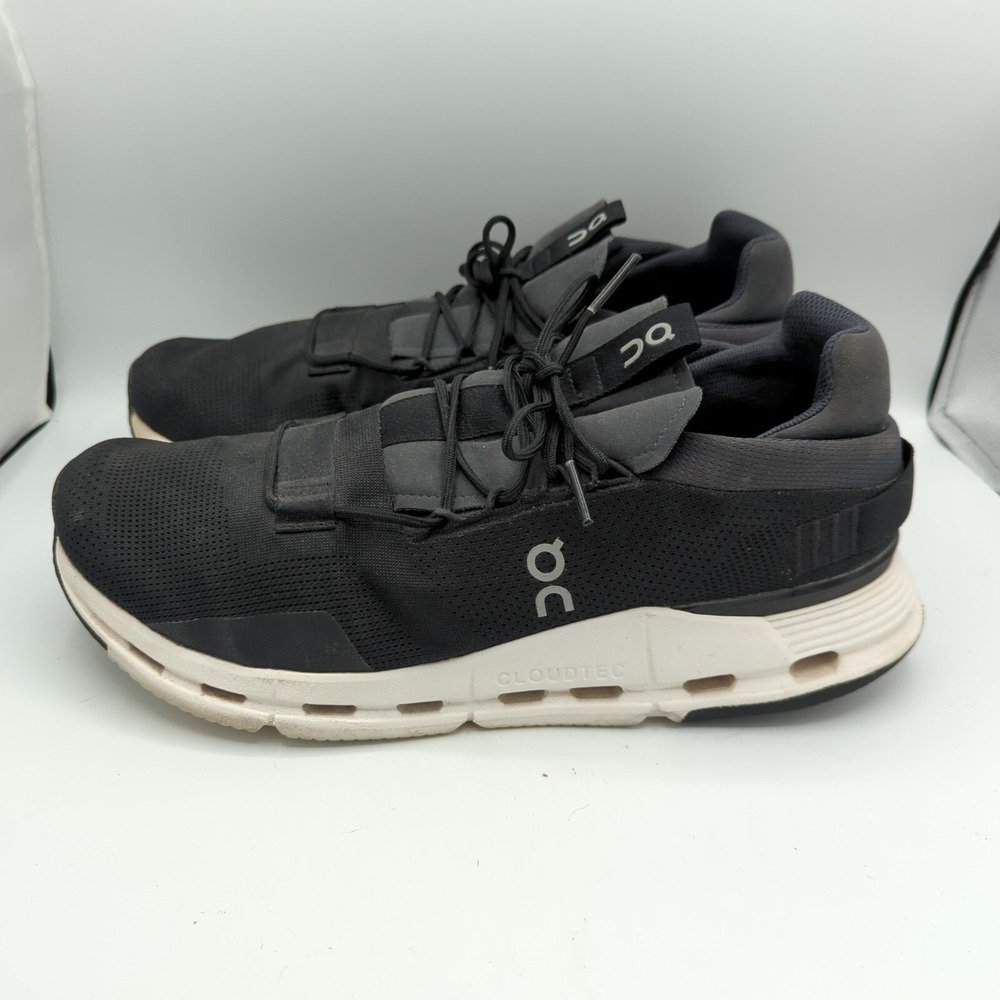 ON Running Cloudnova Running Shoes Sneaker 26.99116 Mens 14 Black No Insole